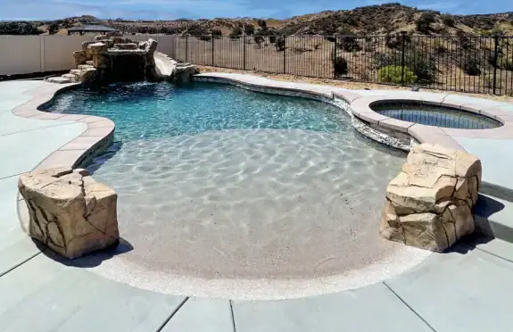 Blue Haven inground pool and spa Inland Empire