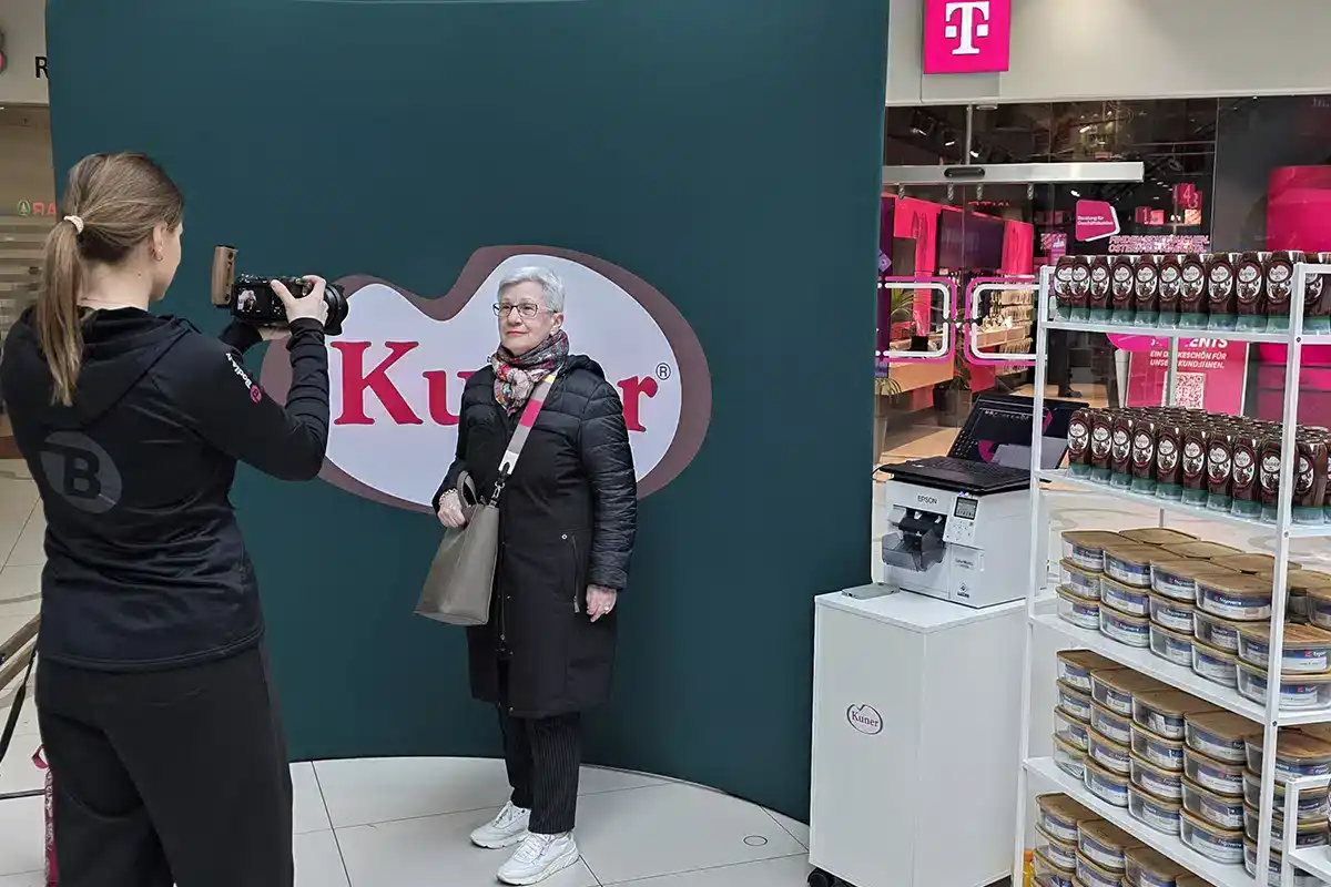 Foto-Station am Point of Sale