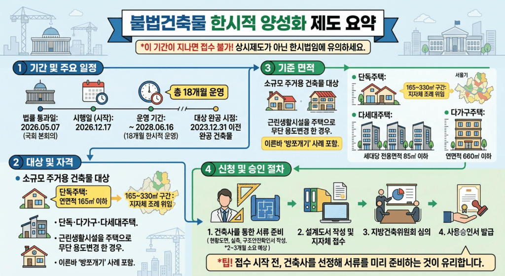 불법건축물 양성화 요약 가이드
