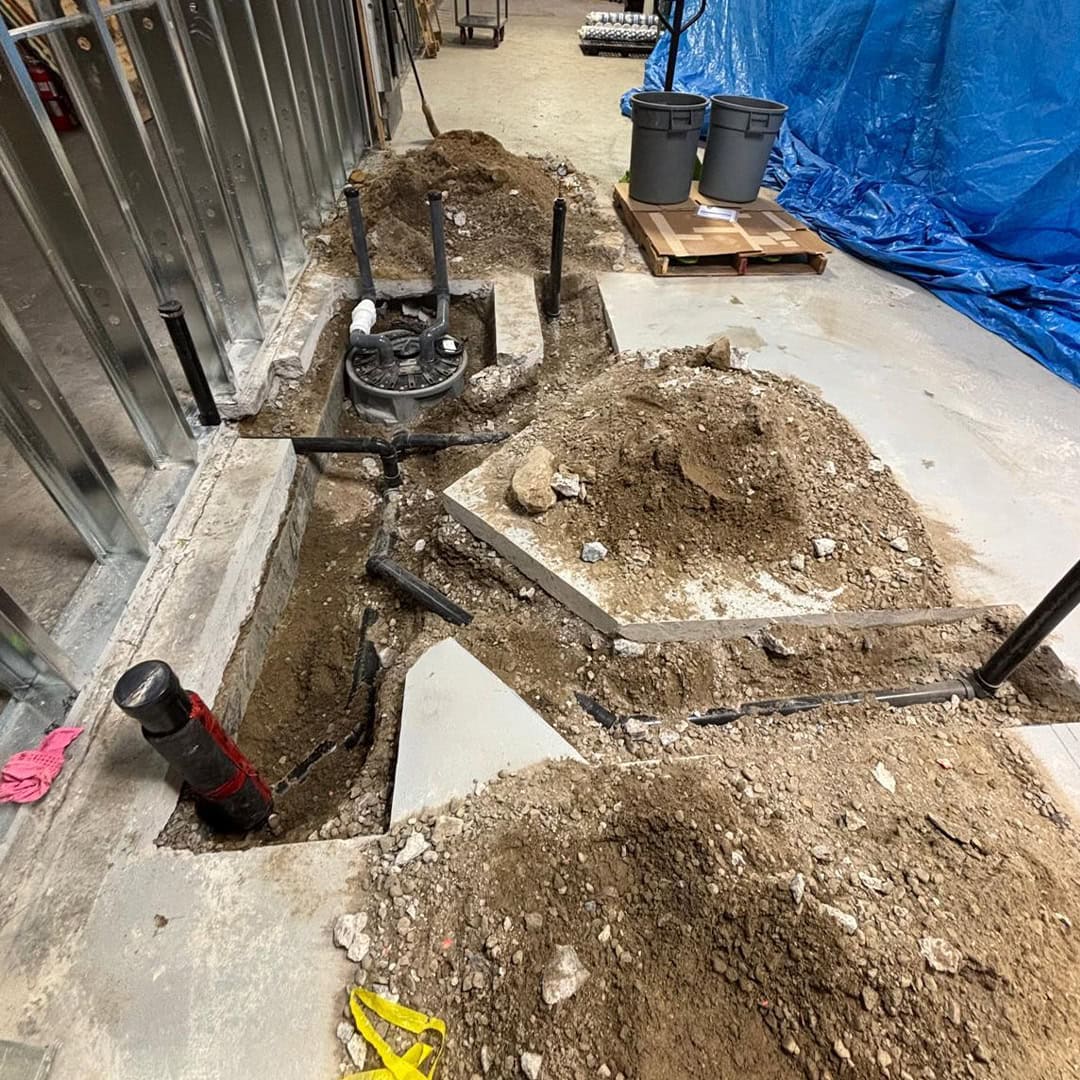 drain line installation- drain line - plumbers in Milton