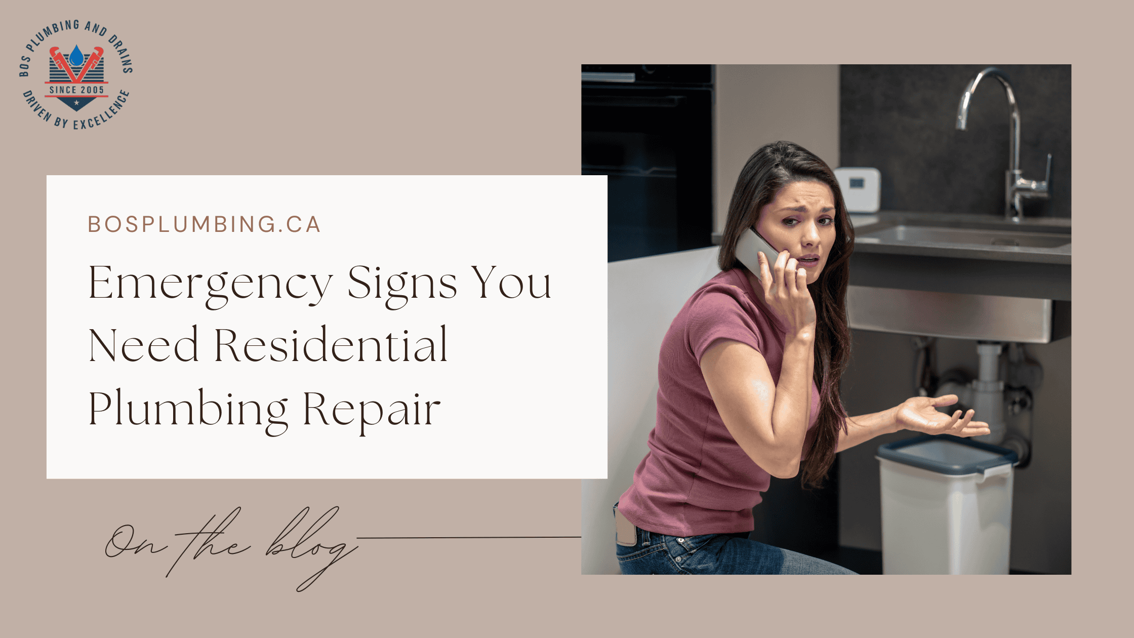 Emergency Signs You Need Residential Plumbing Repair - Cover