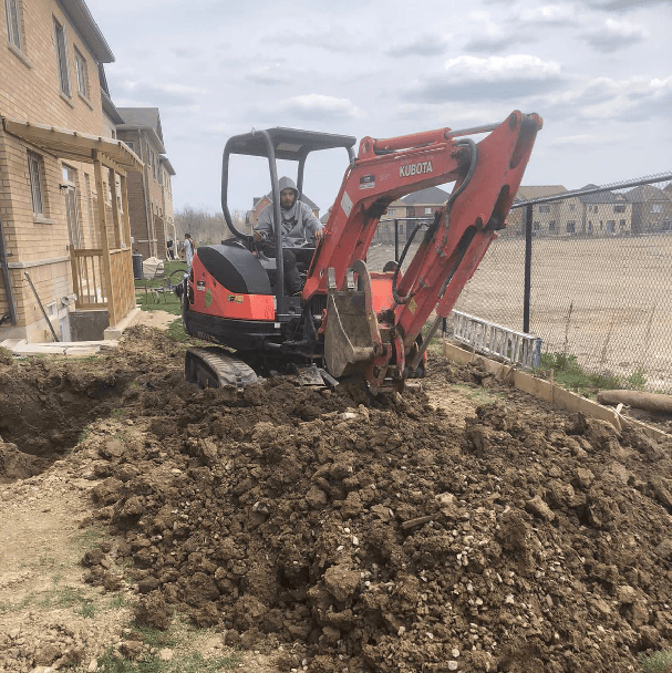sewage pump - digging - trusted plumber