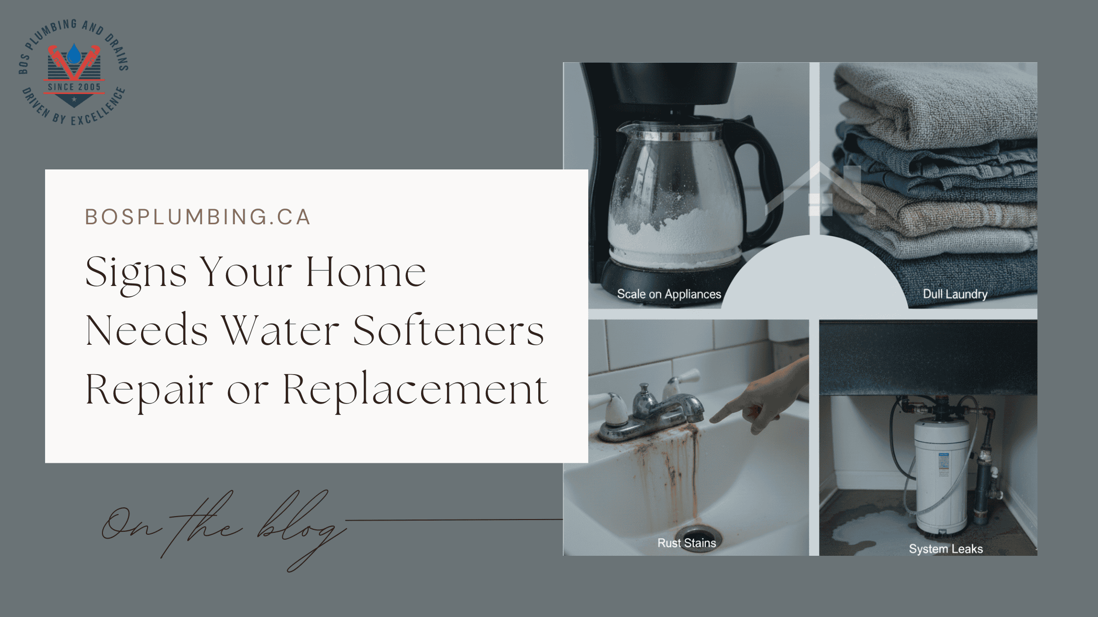 Signs Your Home Needs Water Softeners Repair or Replacement - Cover