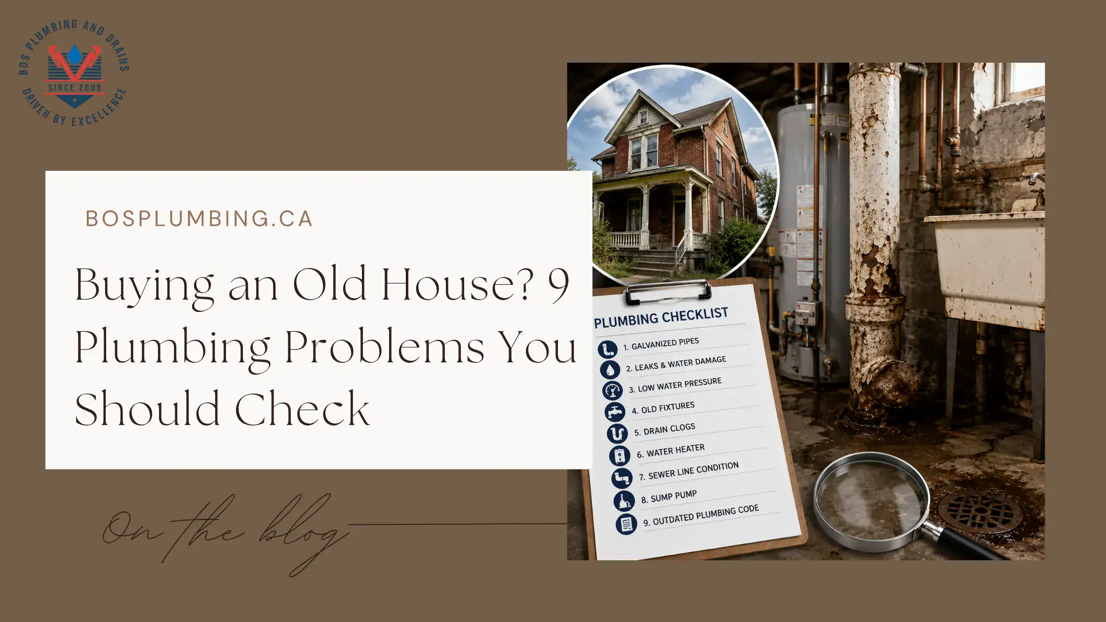 Buying an Old House 9 Plumbing Problems You Should Check - Cover