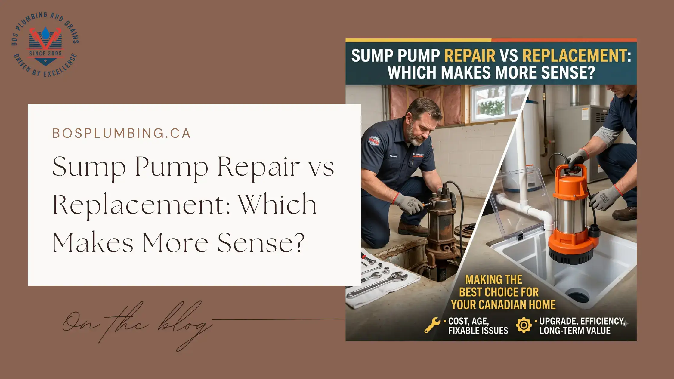 Sump Pump Repair vs Replacement Which Makes More Sense - Cover