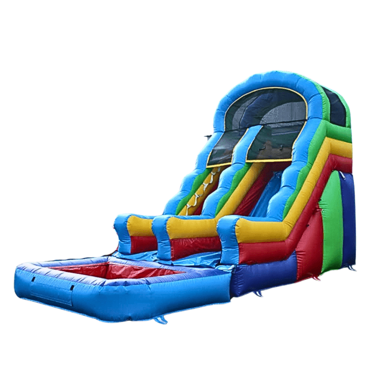 16ft Aqua Zoom Single Lane Water Slide