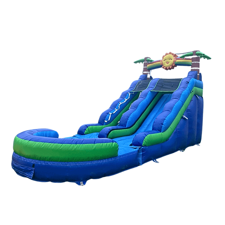 16ft Sunny Splash Single Lane Waterslide