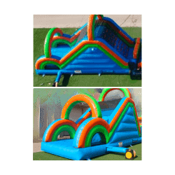 30ft Obstacle Climbing Wall with Slide