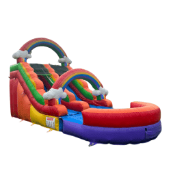 16ft Rainbow Splash Water Slide