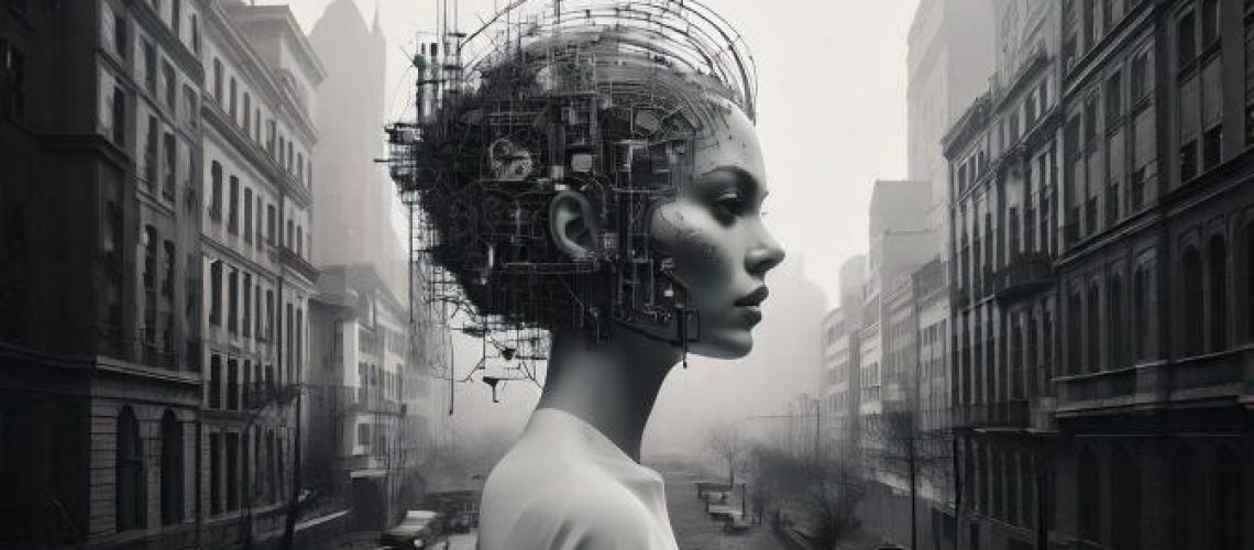 An AI Generated image depicting human consciousness as being fundamental