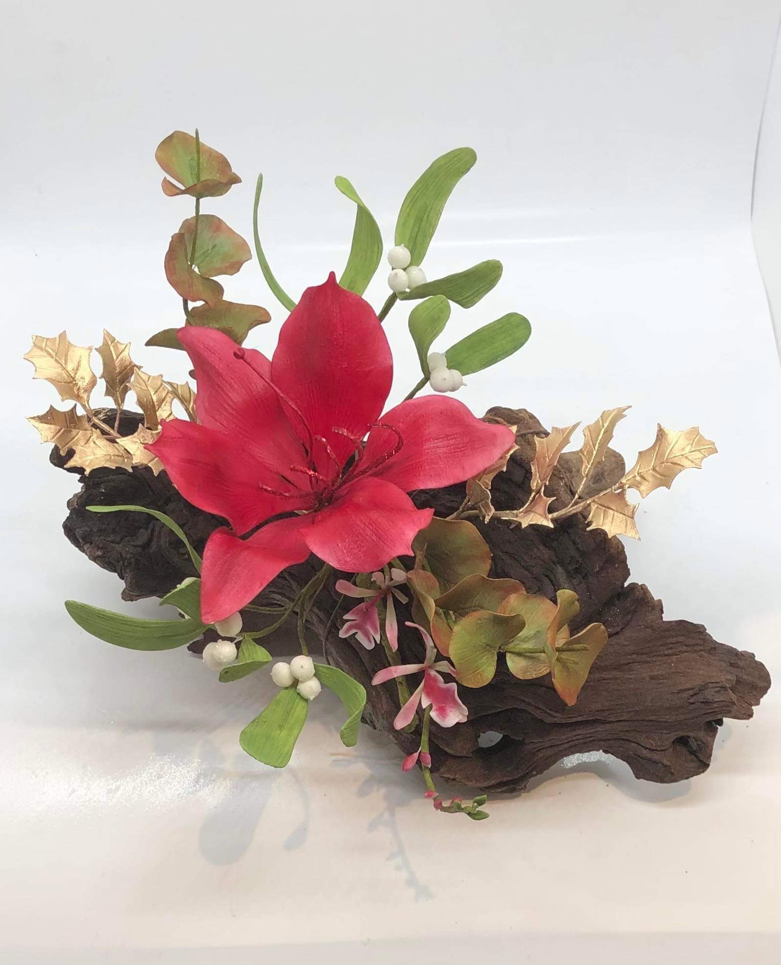 November Tuesday Morning Christmas Amaryllis Spray