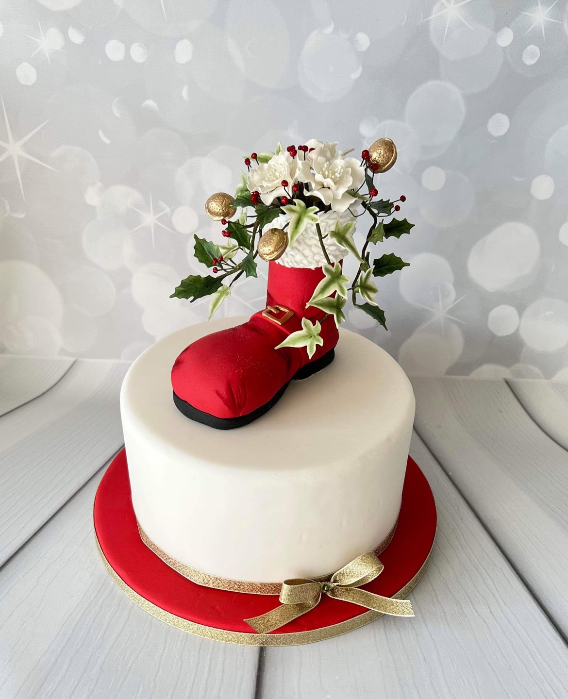 November Christmas Wednesday Morning Wired Sugar Flowers