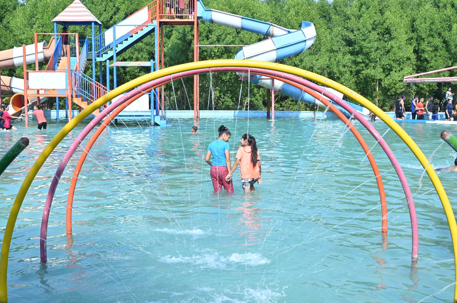 Water slides - camp unity