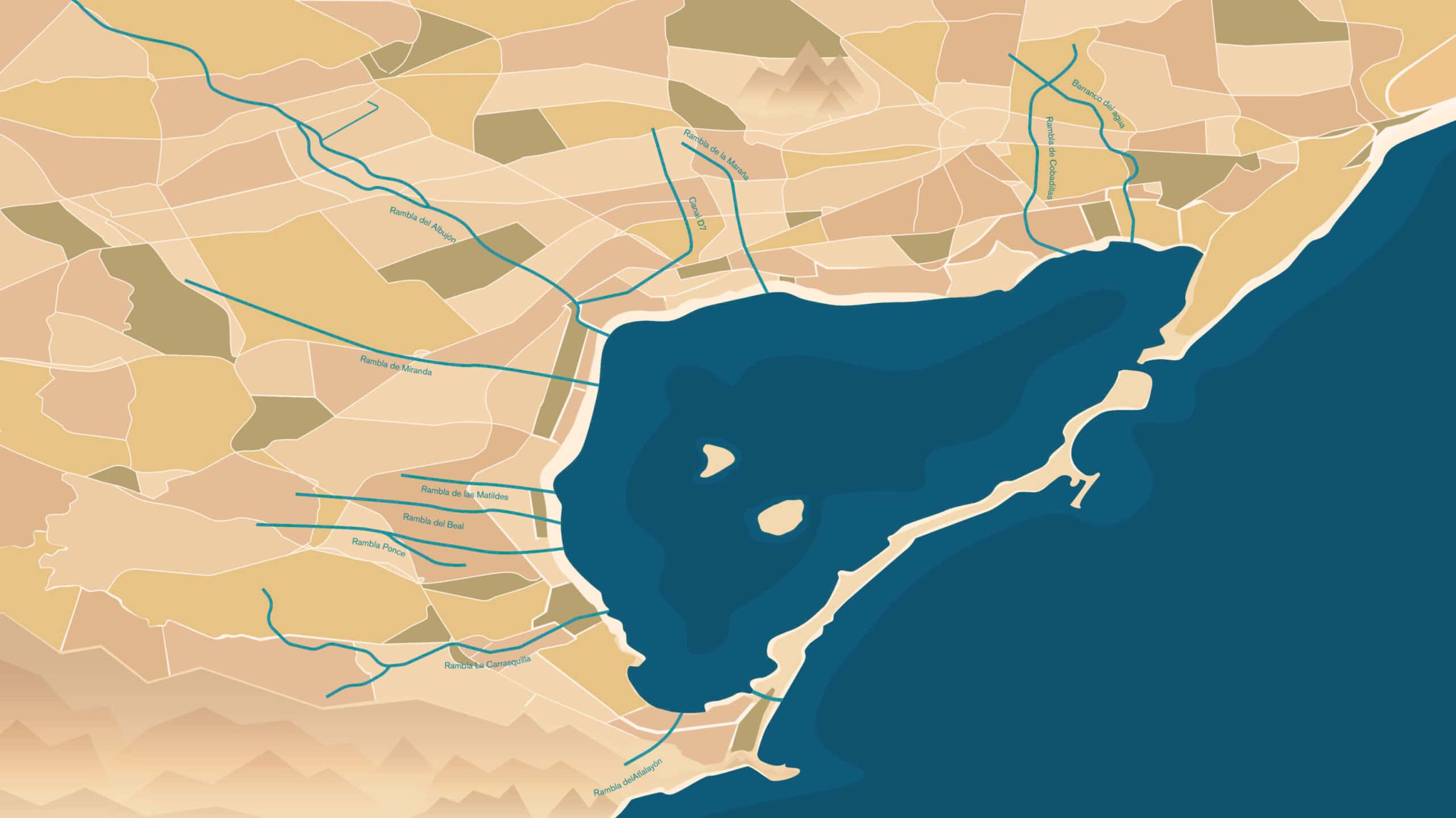 Canal Mar Menor mapa