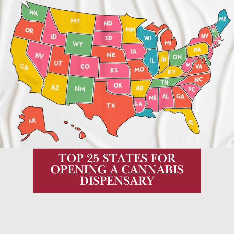 Top 25 States for Opening a Cannabis Dispensary
