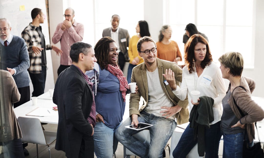 Diversity People Group Team Meeting Concept