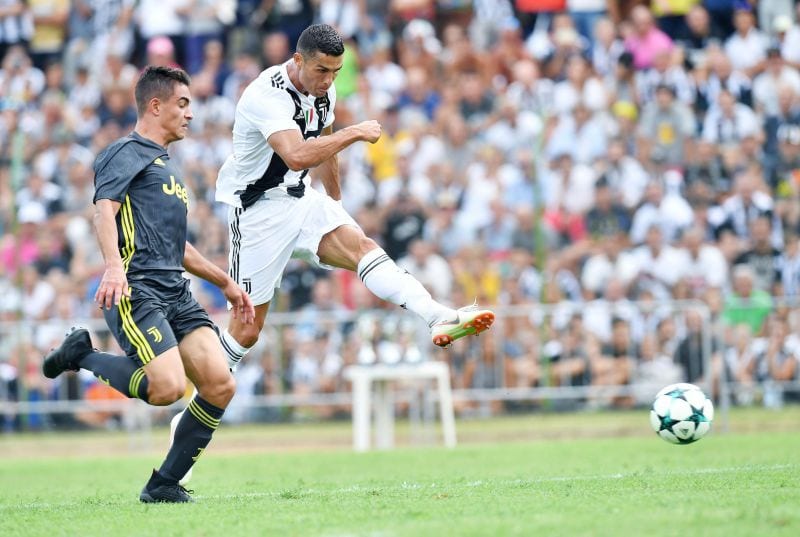O primeiro golo de Cristiano Ronaldo pela Juventus