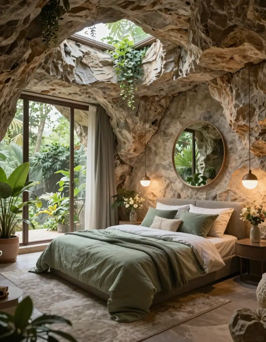 Cave Bedroom Oasis
