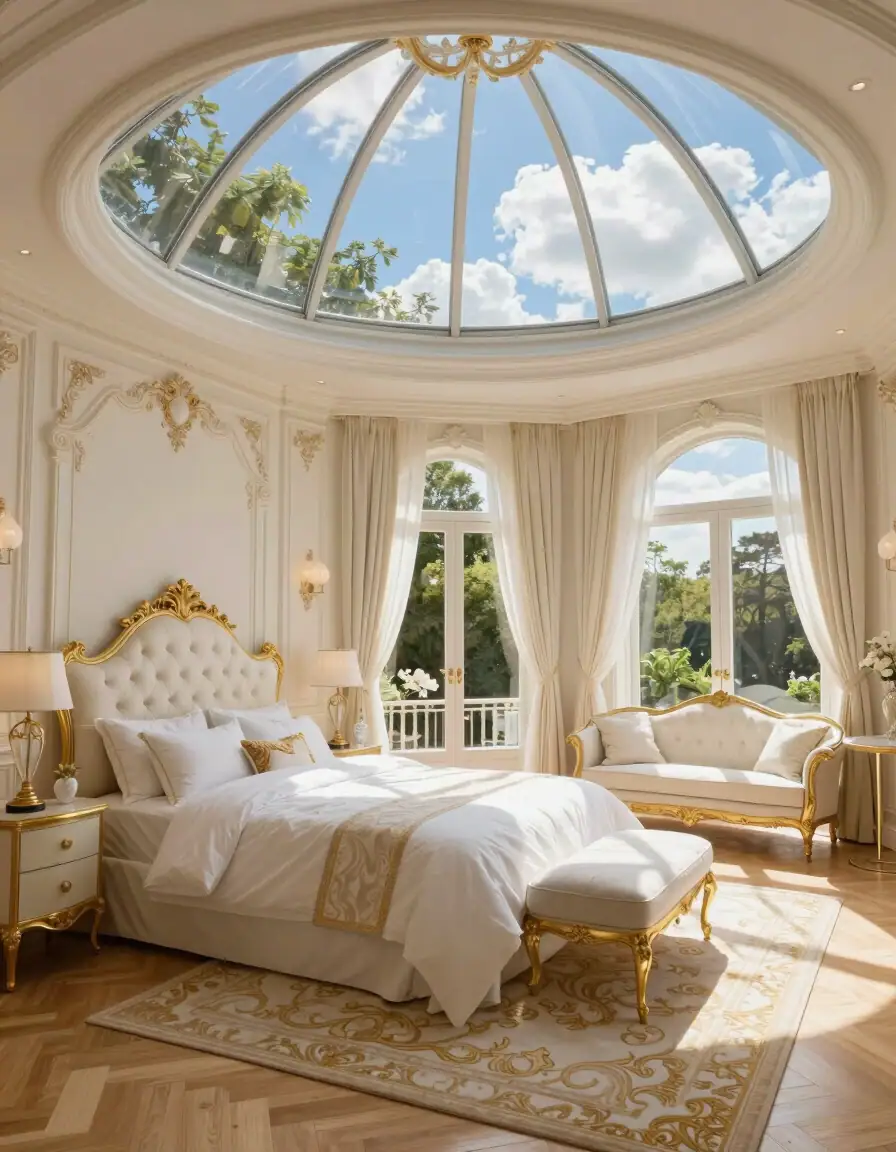 Luxurious Dome-Shaped Bedroom Oasis