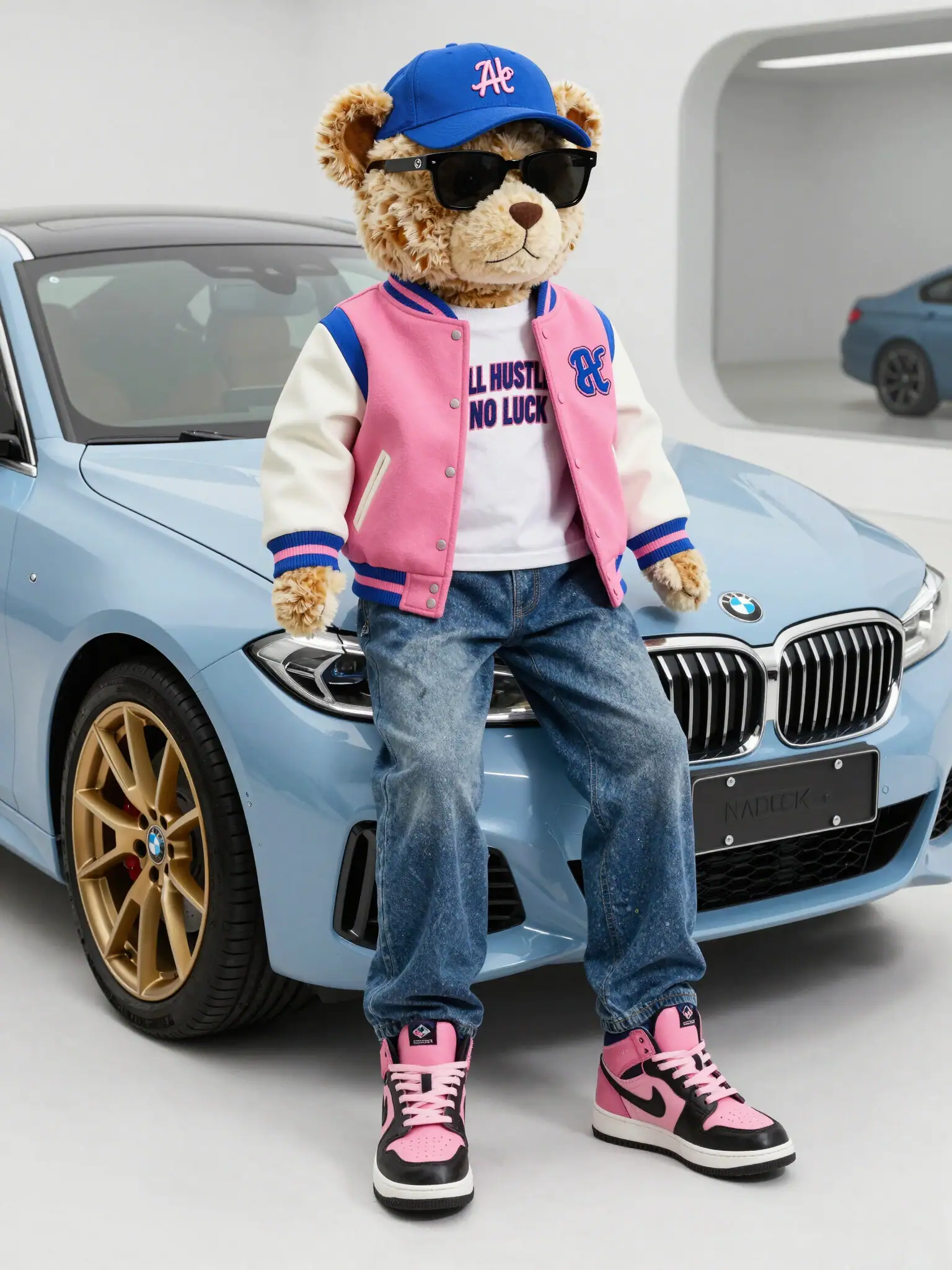Luxury Teddy Bear Streetwear BMW Campaign