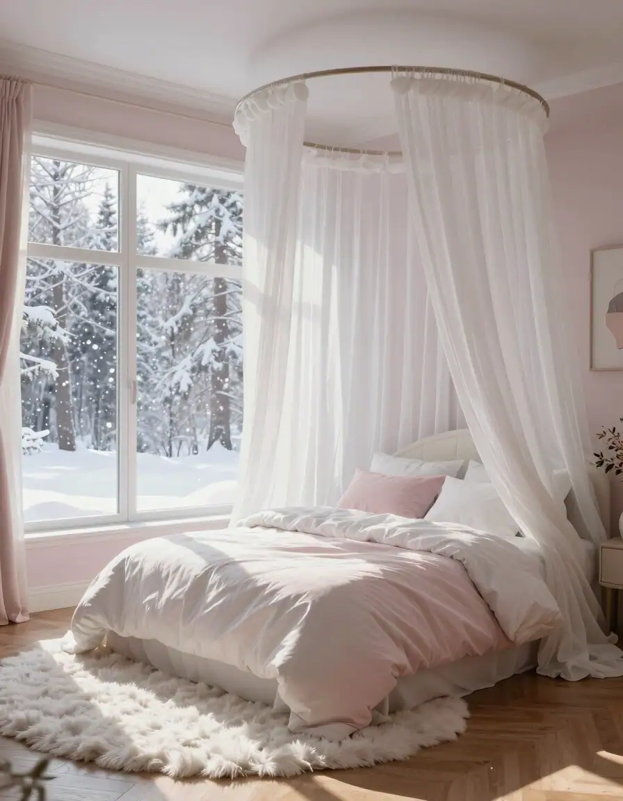 Snowy Serenity Bedroom