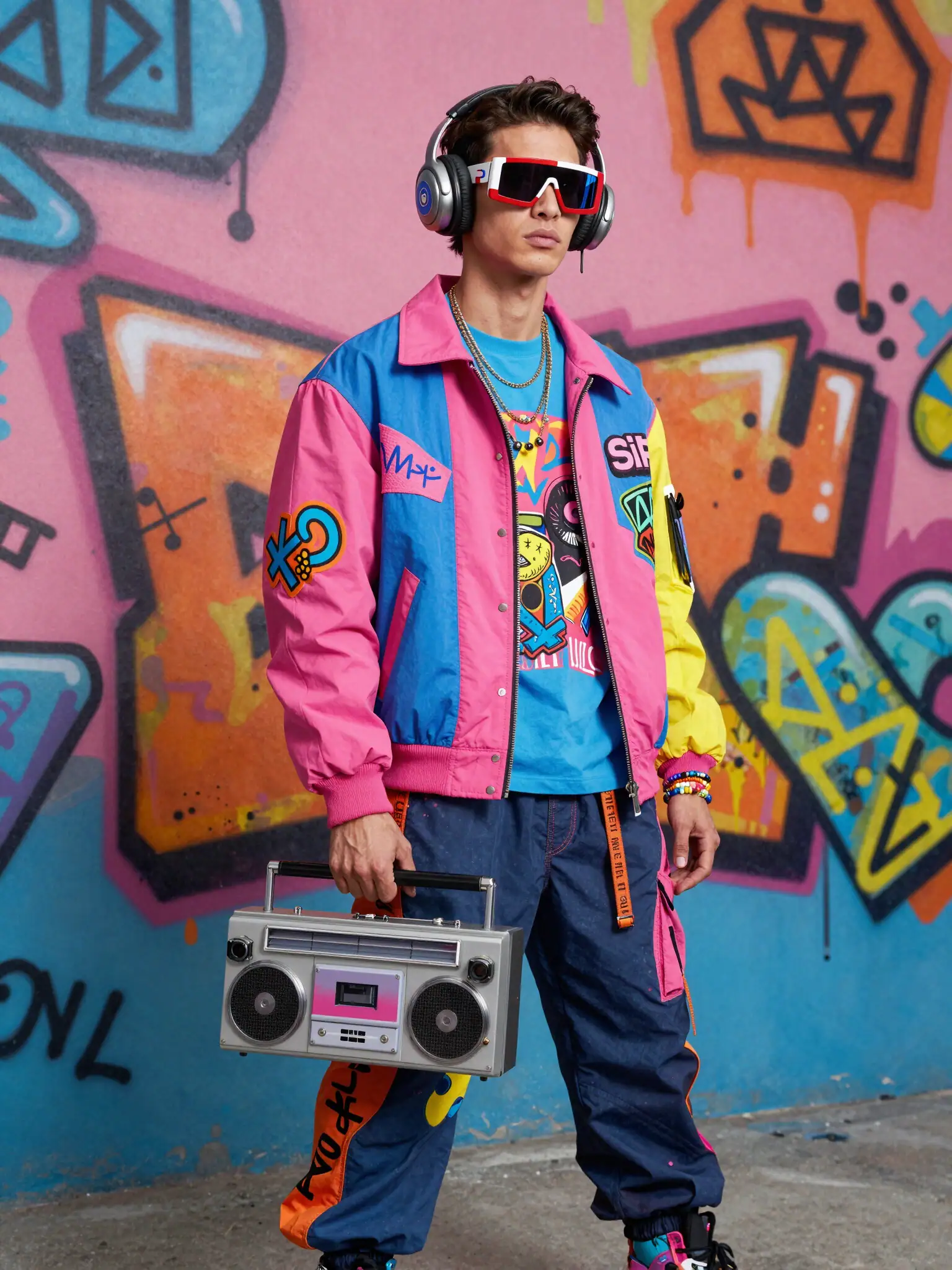 Street Style Graffiti Portrait