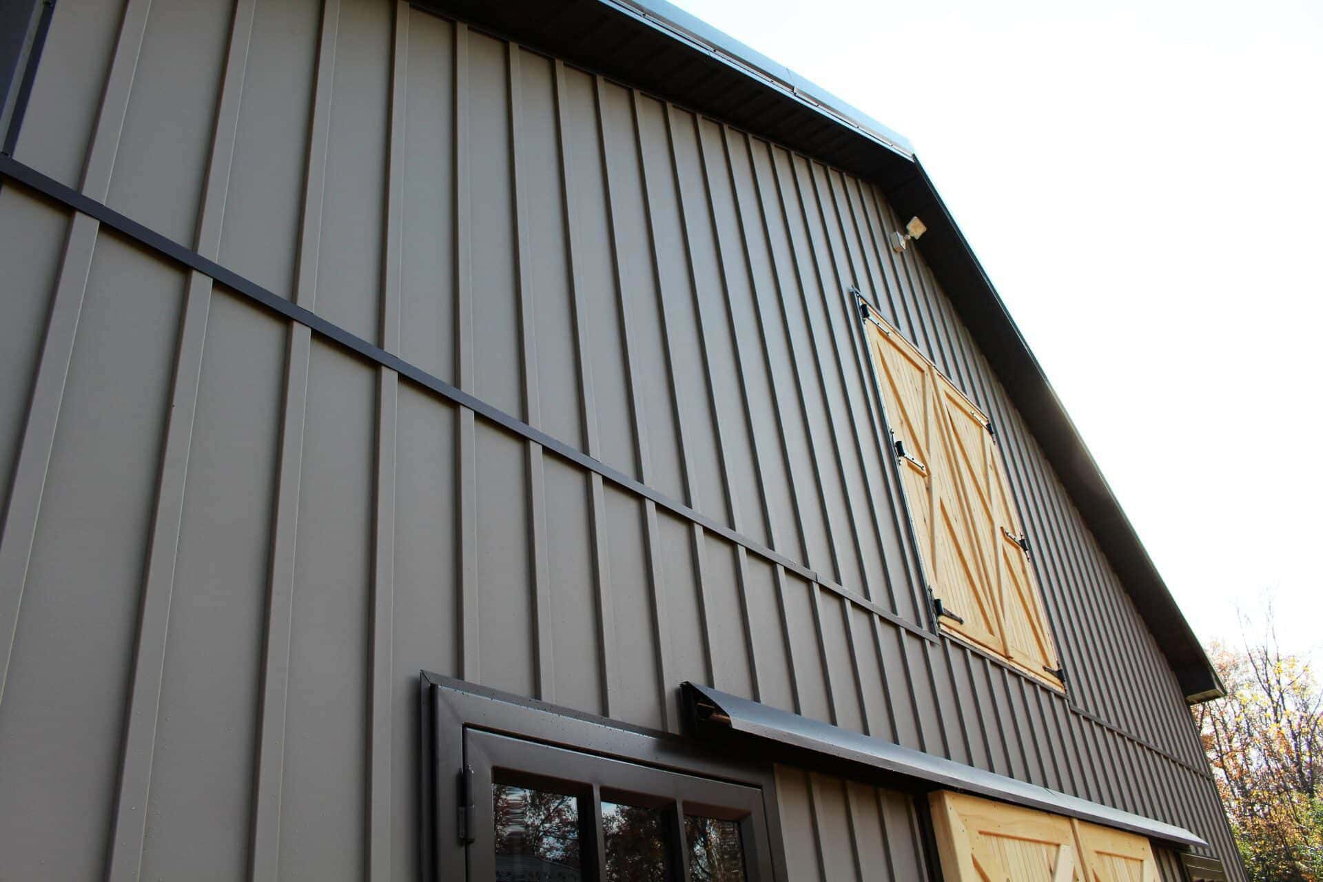 Burnished Board and Batten Barn