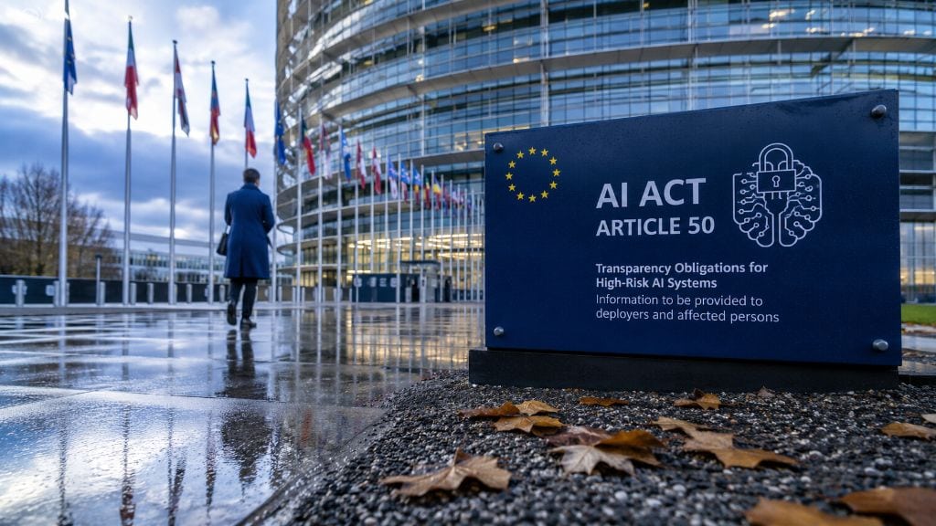 AI act et l&rsquo;article 50​ : ce qu&rsquo;il faut savoir impérativement !