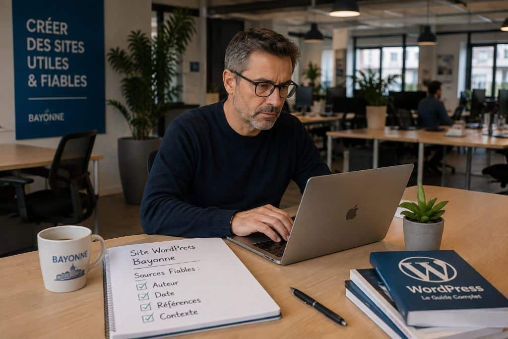 Identifier une source fiable pour son site WordPress de Bayonne