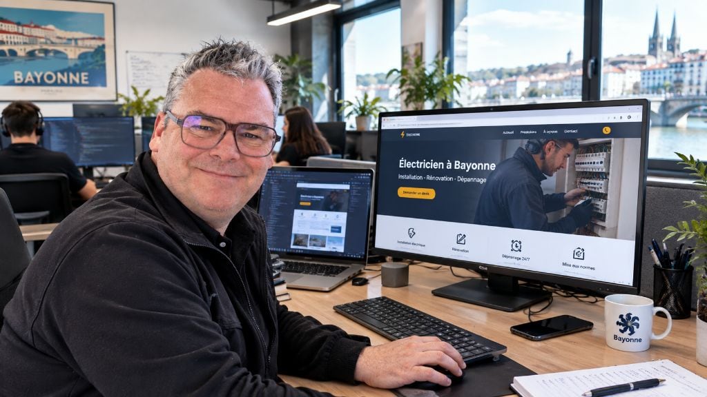 Site pour électricien à Bayonne : Créer un site web qui convertit