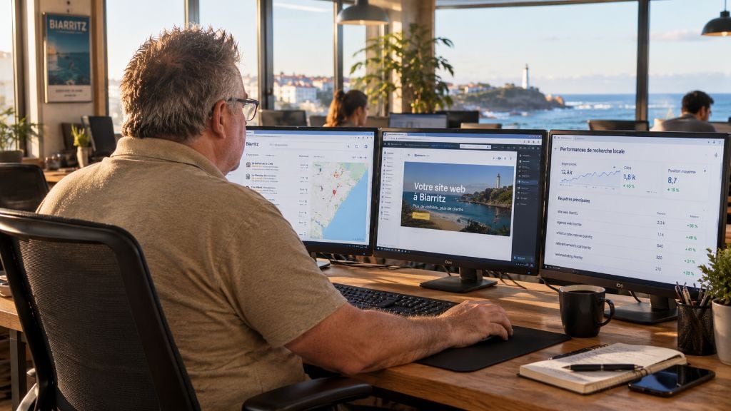 Création de site web à Biarritz : pourquoi le référencement local doit être pensé en amont