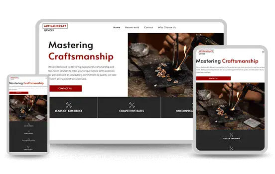 Professional responsive visual affordable web design