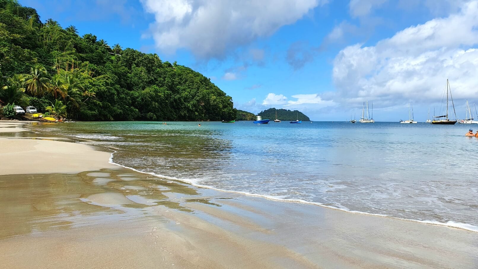 Fähre zum Strand Anse a l’Ane