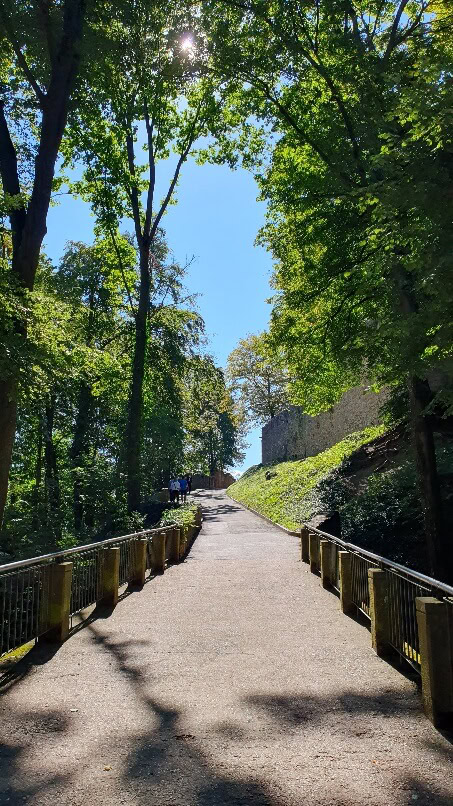 Eingang zum Schloss Auerbach
