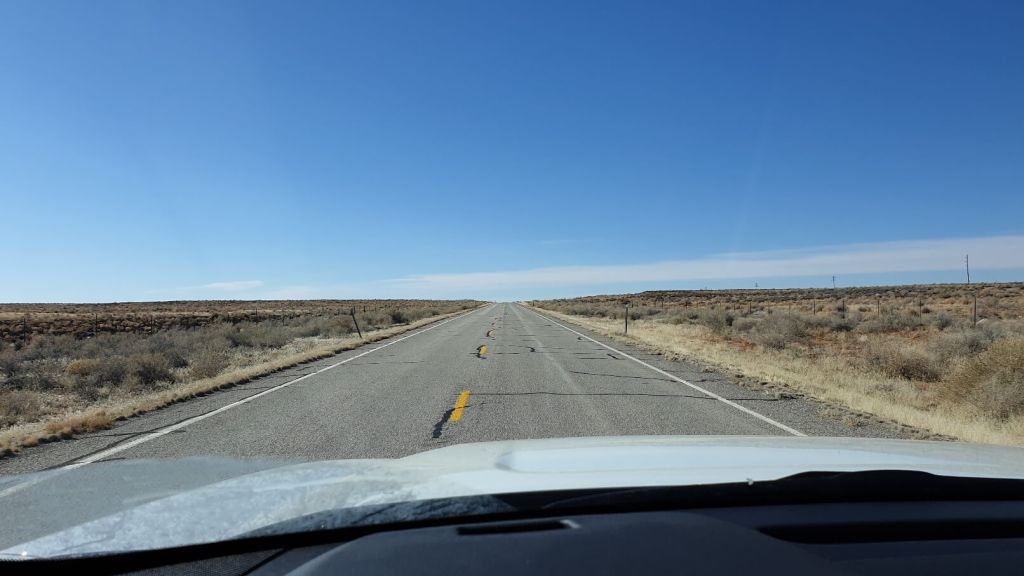 Straße durch Utah in den USA
