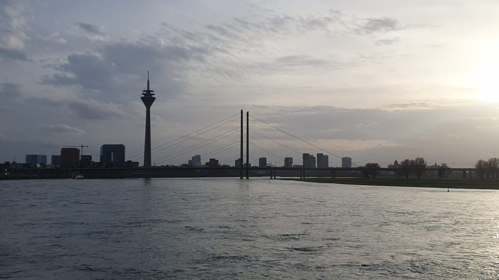 Ausblick auf die Skyline von Düsseldorf
