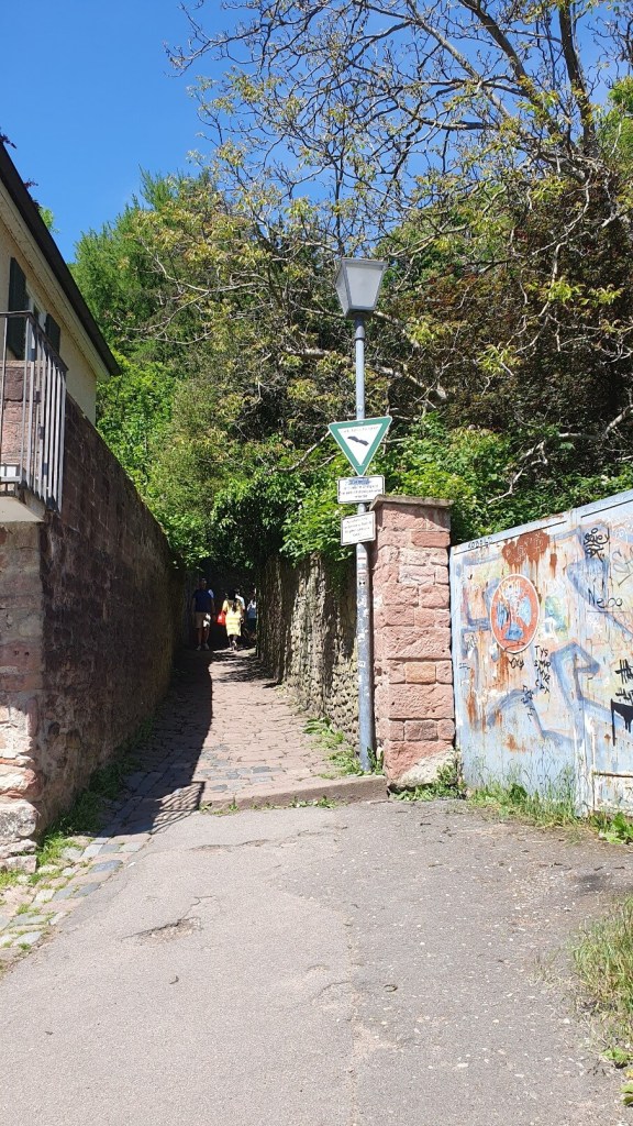 Start des Schlangenweg in Heidelberg