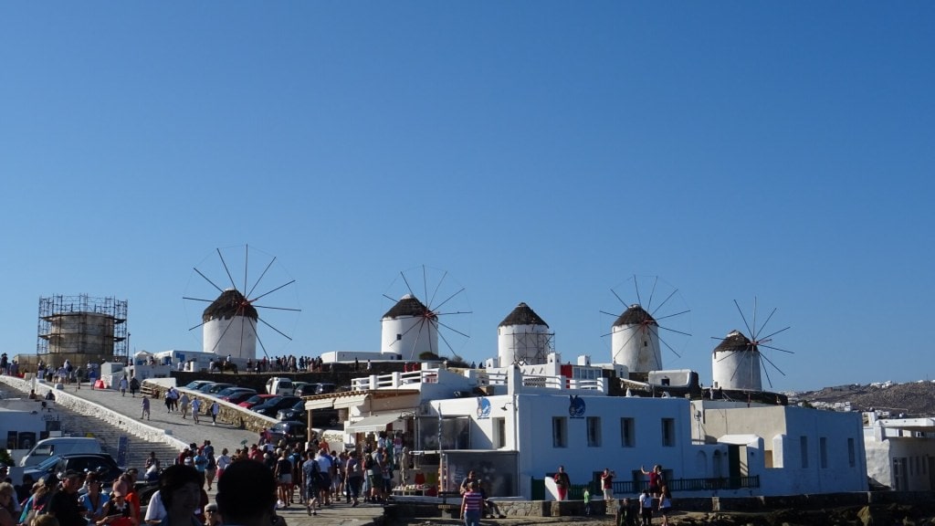 Windmühlen auf Mykonos