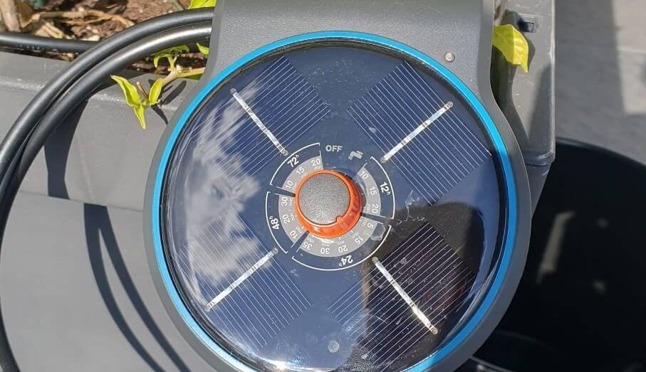Solar-Bedienfeld des Gardena AquaBloom
