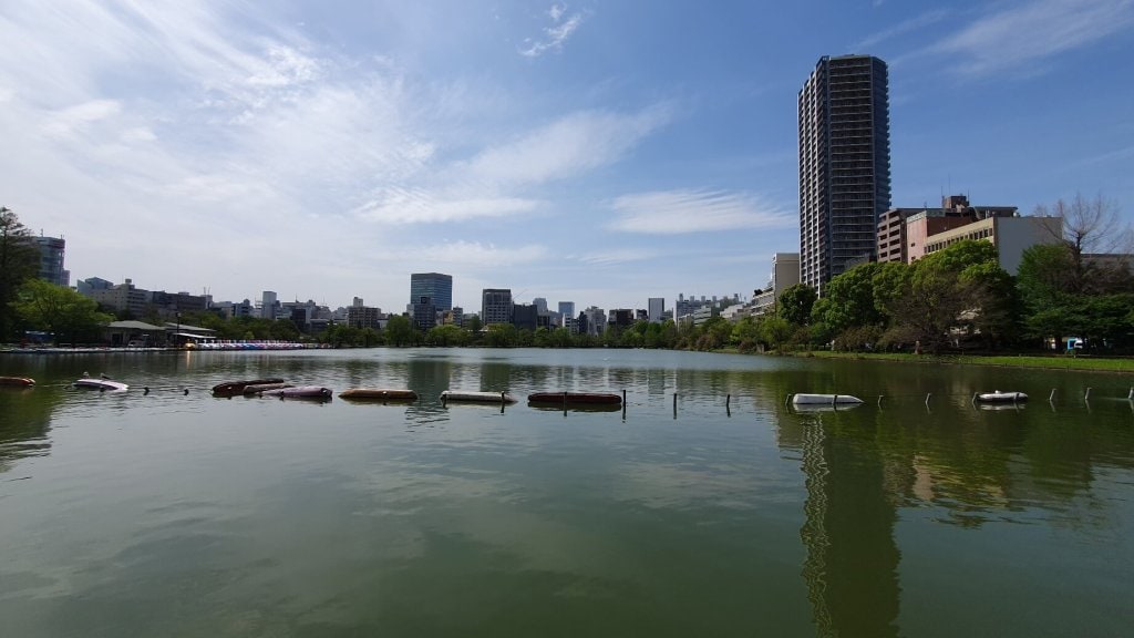 Großer See im Ueno Park in Tokio