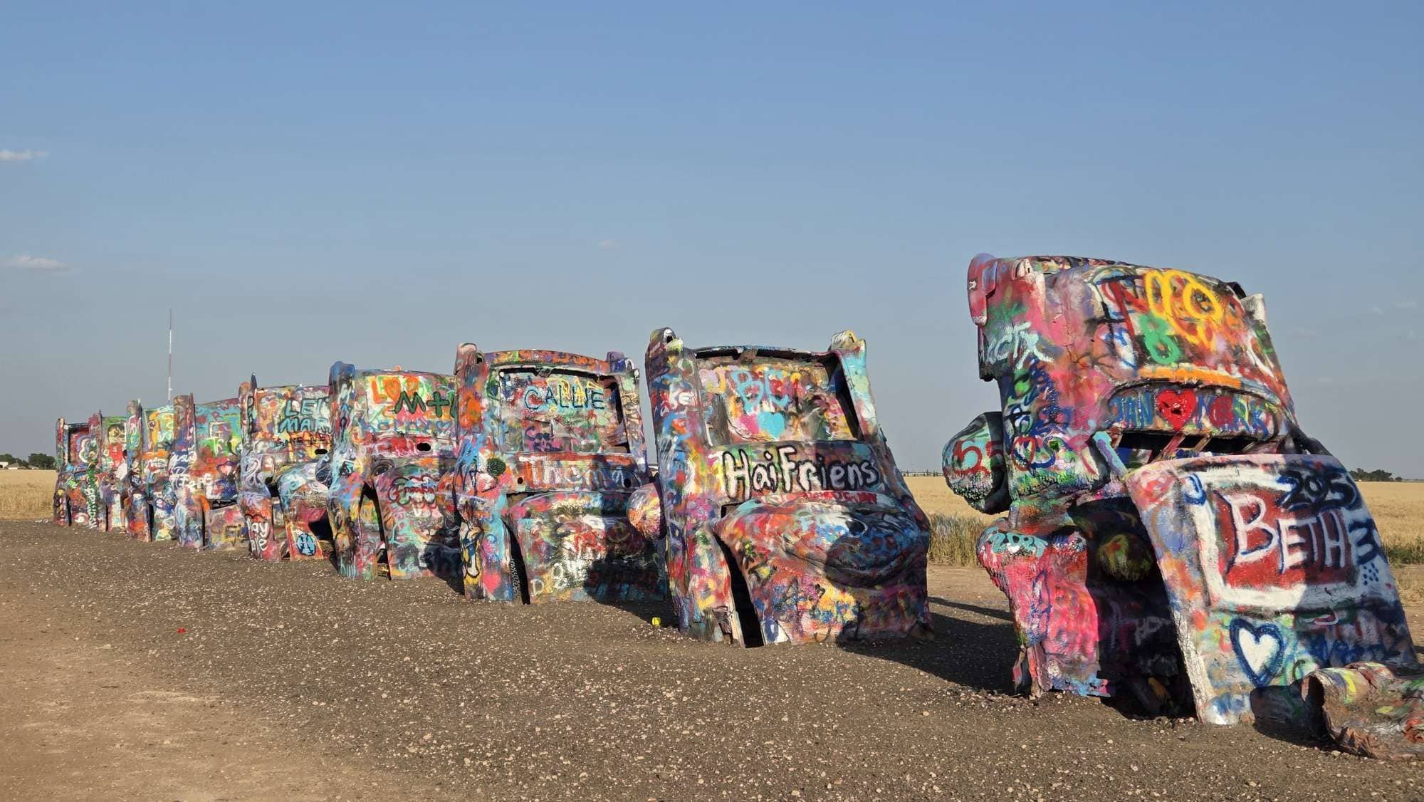Cadillac Ranch in Texas