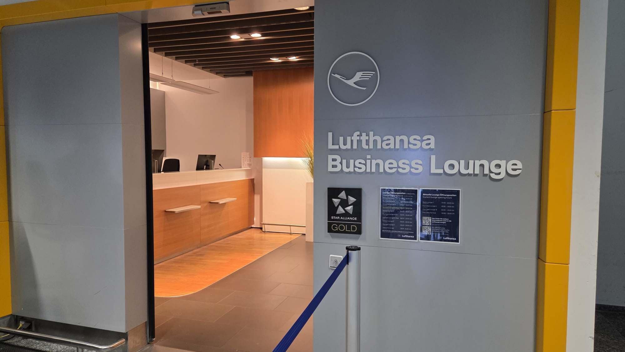 Lufthansa Business Lounge am Flughafen Frankfurt