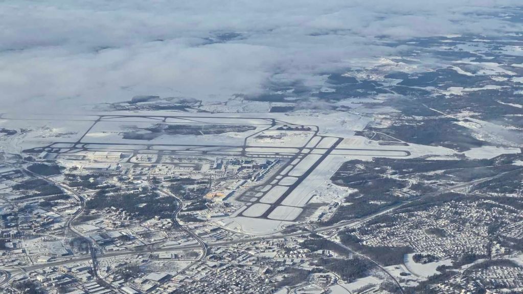 Der Flughafen von Helsinki - Beim Anflug mit dem Airbus A321neo