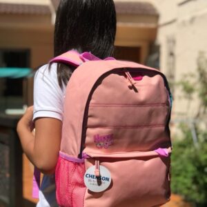 Mochila escolar para niña
