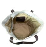 Bolso de piel con bolsillo exterior