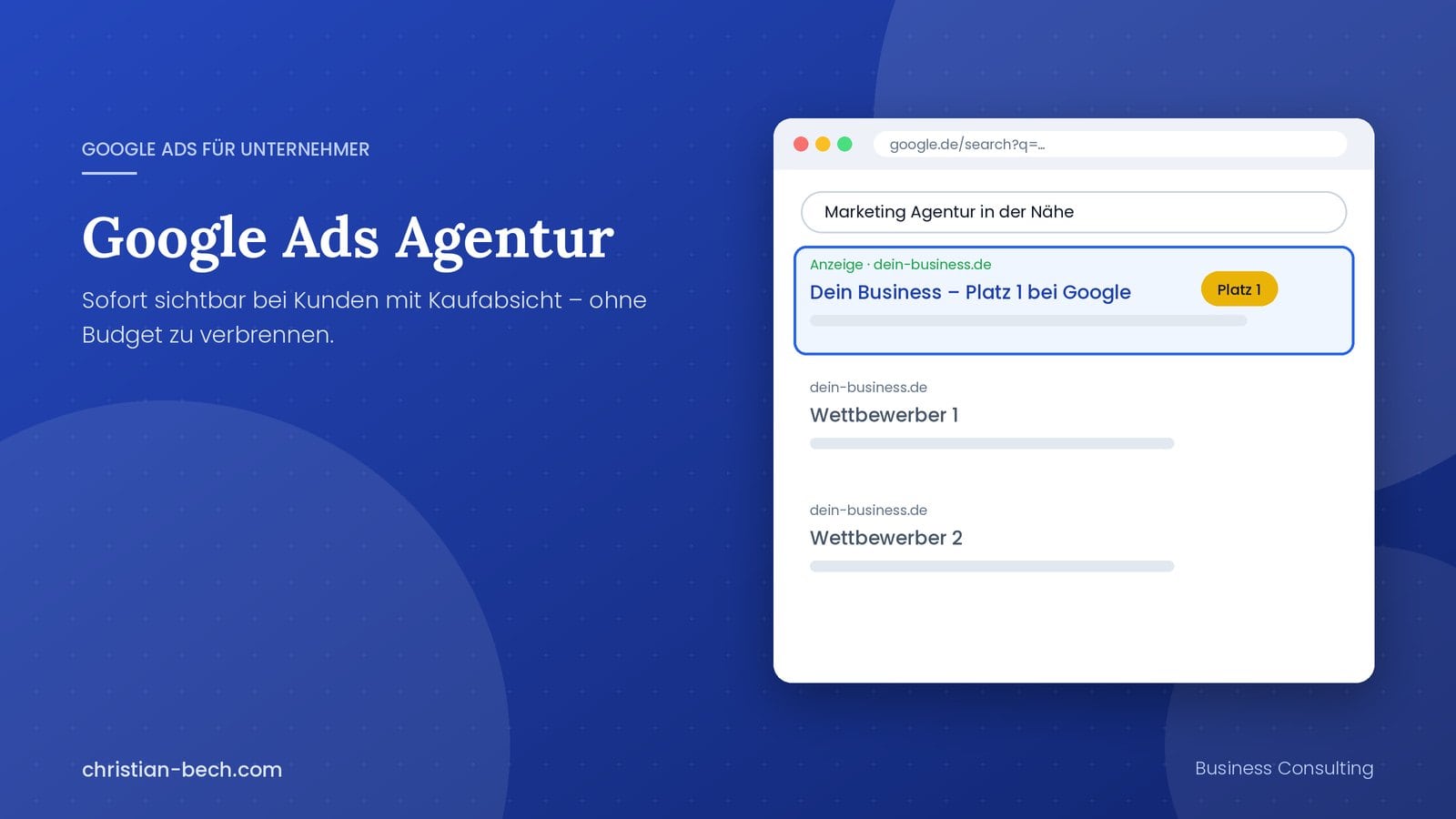 Google Ads Agentur