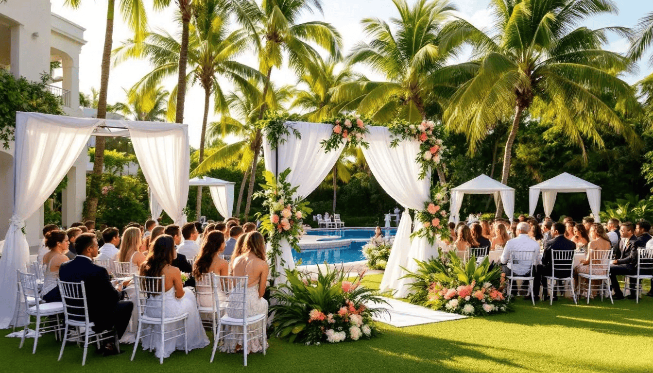 Miami is the perfect destination for cigar rolling services, offering a vibrant atmosphere for weddings.