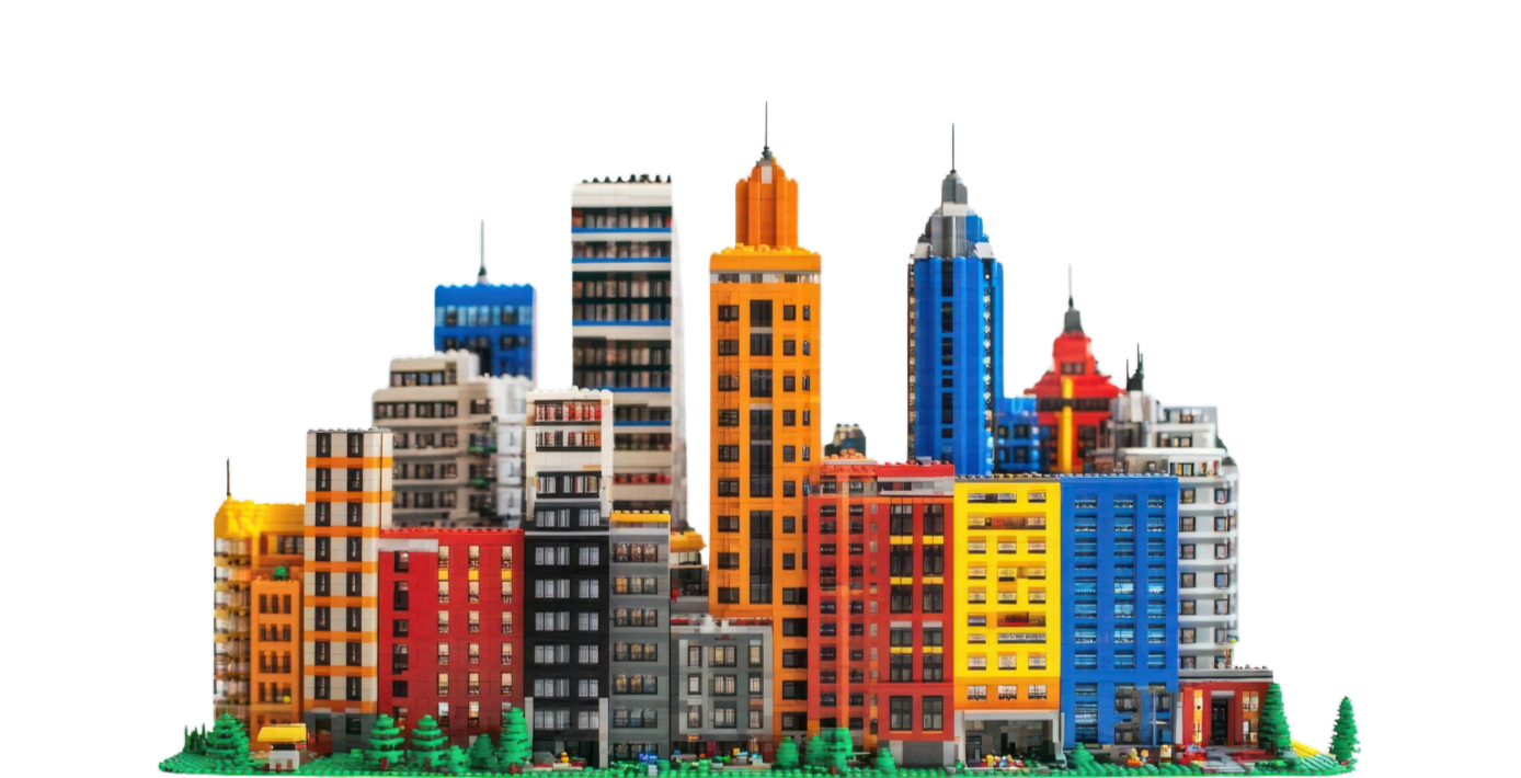 Ciudad de Lego Fondo