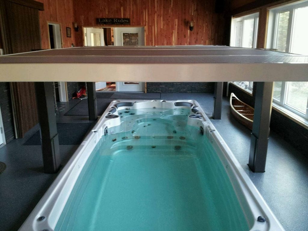 Hydrocover pour spa de nage (2)