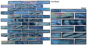 Cobalt Sea (1×4 Random Brick) OCS172